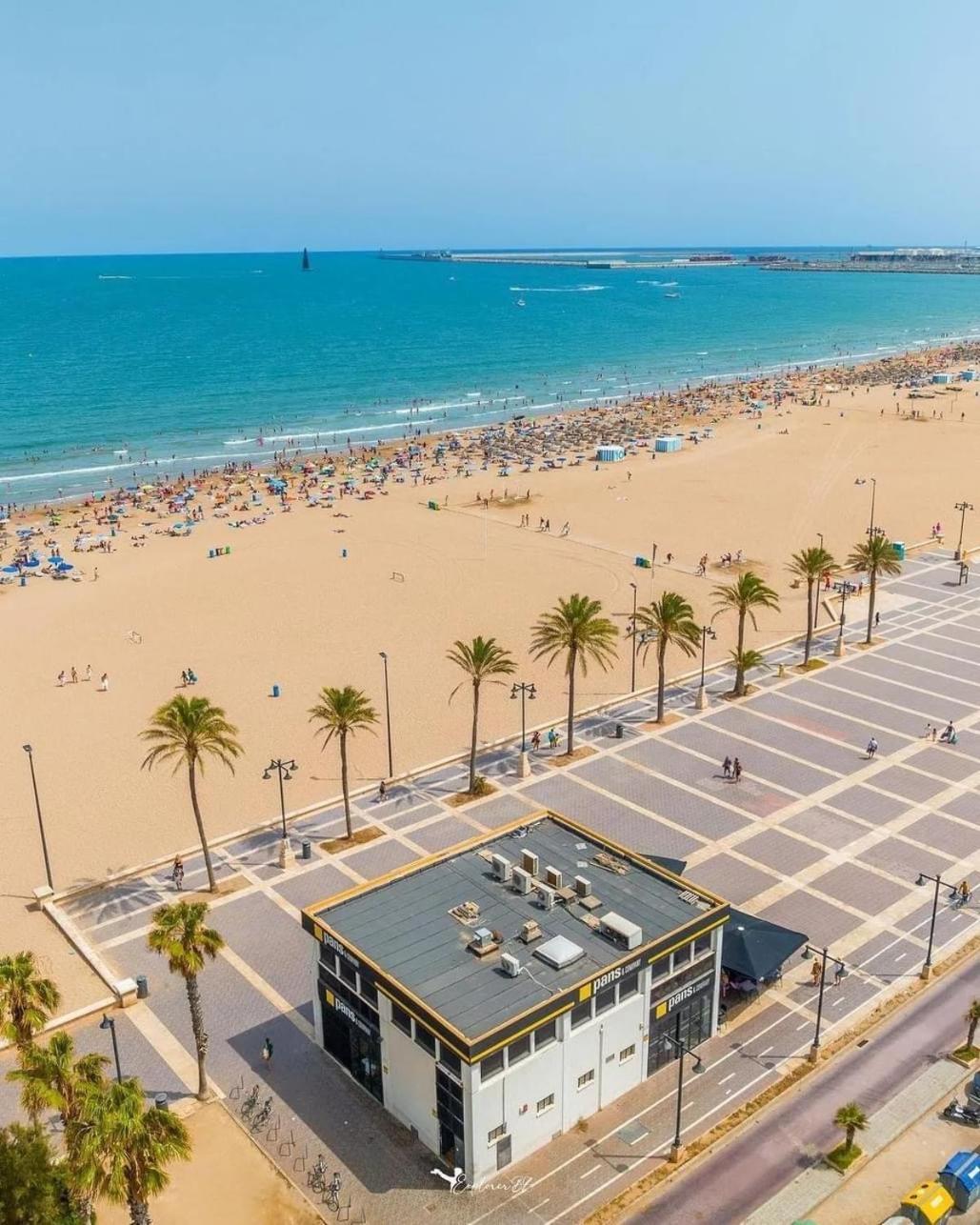 Mirador 1 Del Mercado Central - Habitacion Con Bano Privado En El Centro De La Ciudad Vella Βαλένθια Εξωτερικό φωτογραφία